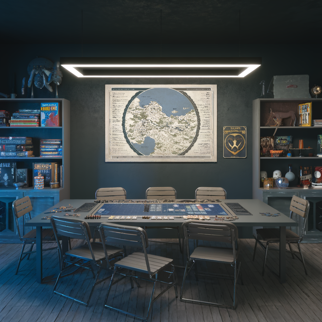 Poster "Mappa delle Terre Popolate"