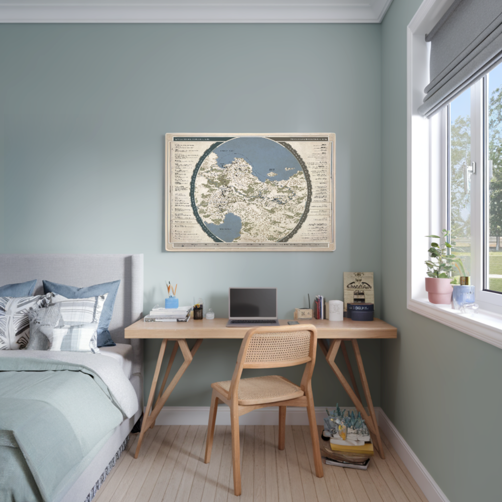 Poster "Mappa delle Terre Popolate"