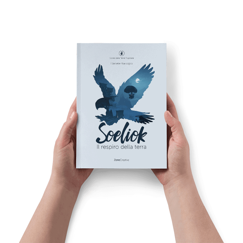 mani che tengono il libro 1 di Soeliok: Il respiro della terra