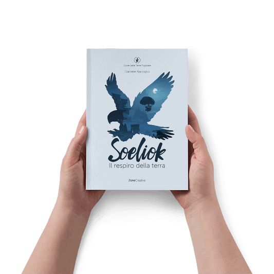 mani che tengono il libro 1 di Soeliok: Il respiro della terra