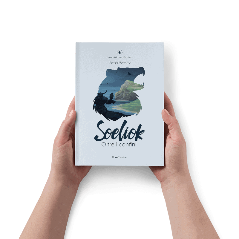 mani che tengono il libro 2 di Soeliok: Oltre i confini